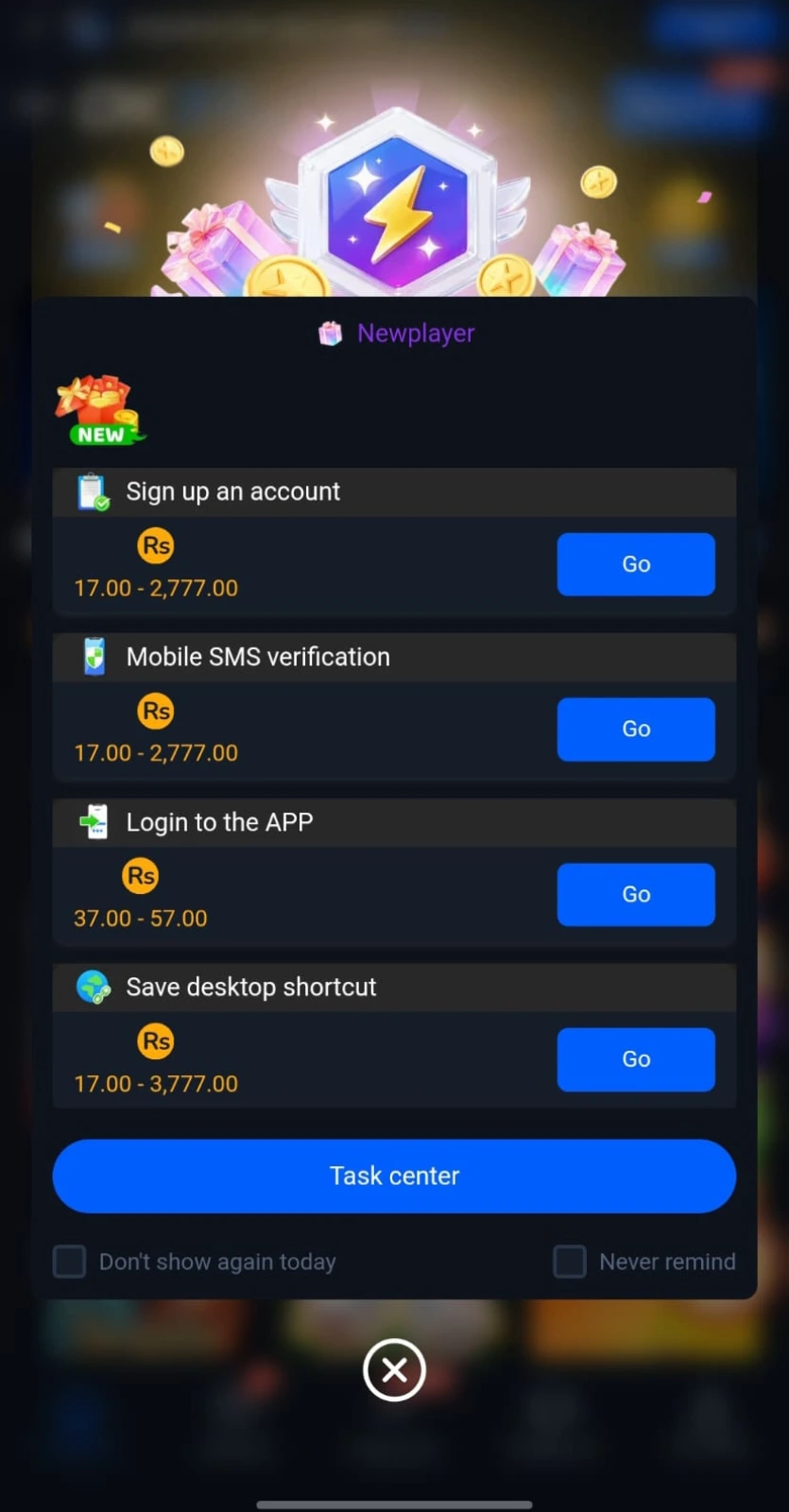 ok37 game reward