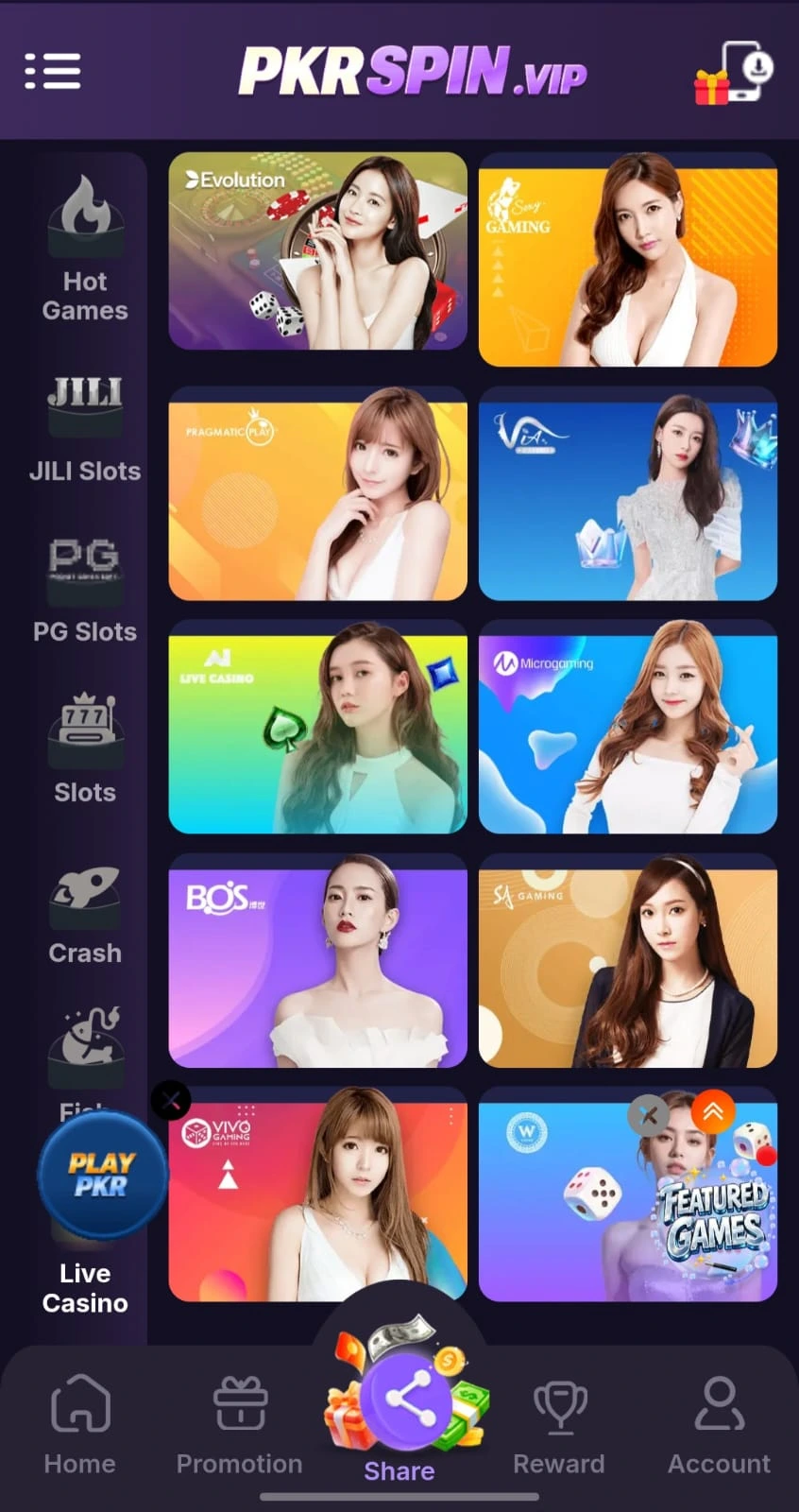 pkrspin game apk