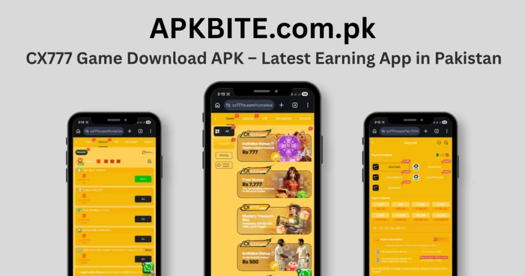 CX777 Game APK Download — Earn Real Money in Pakistan 3 cx777 game free apk